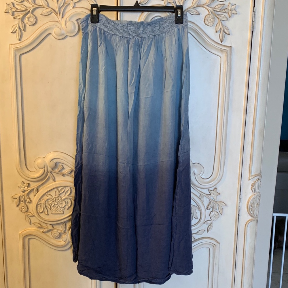 Fashion Flair blue ombré skirt. L - Picture 5 of 5